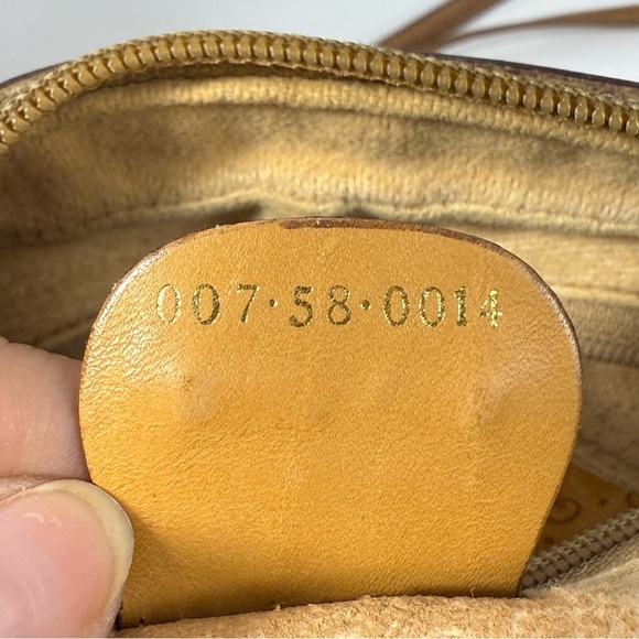 GUCCI Vintage 80’s Micro GG Supreme shoulder bag purse beige neutral - Picture 10 of 13